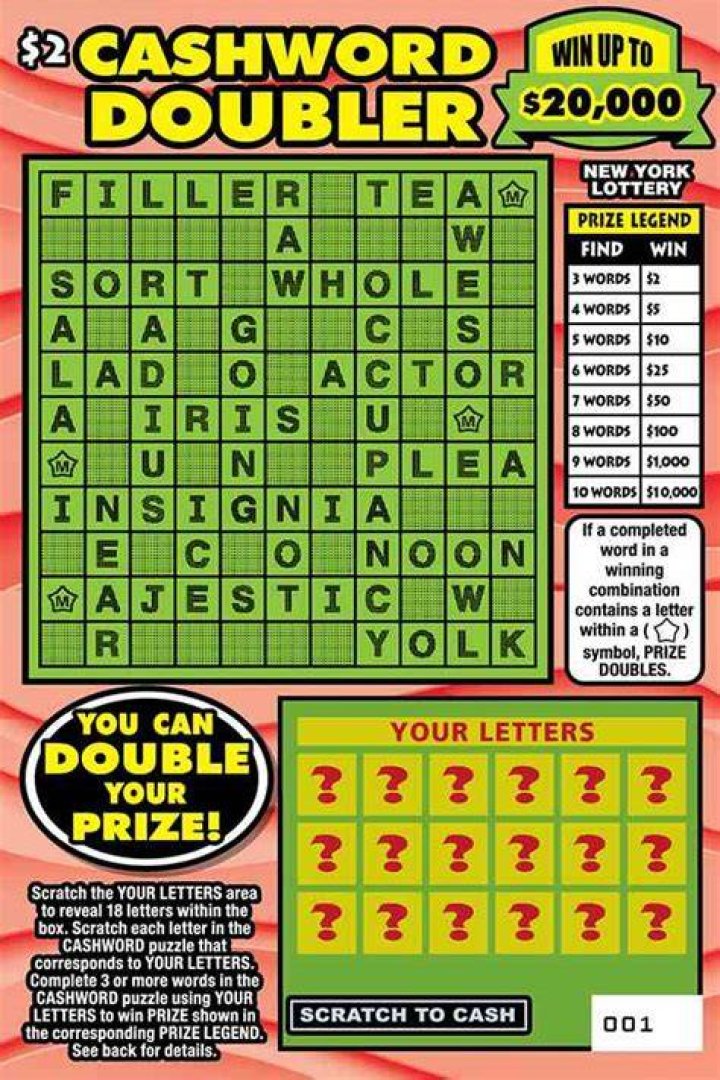 Cashword Ny Lottery - How To Discuss