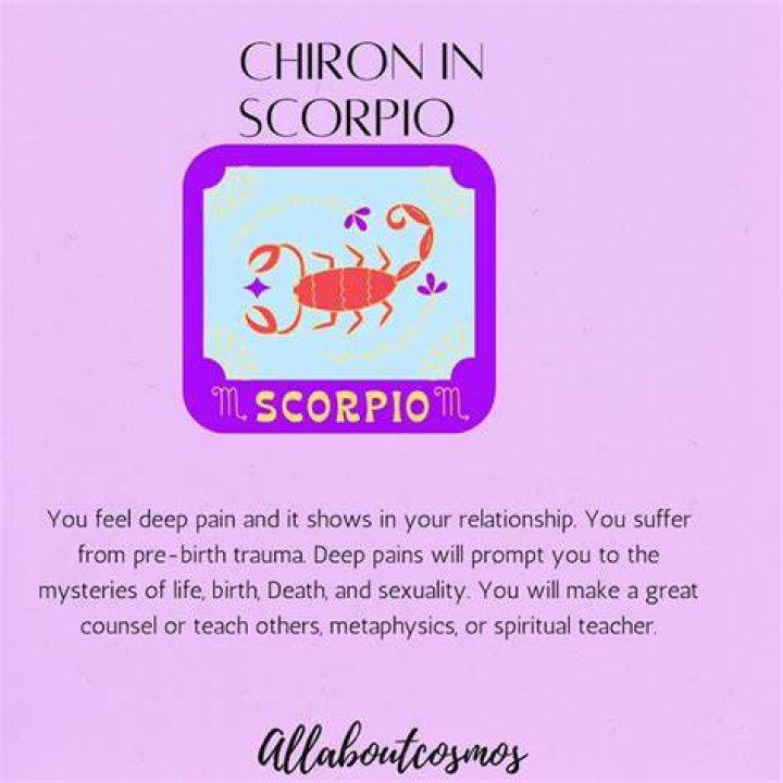 Chiron In Scorpio - How To Discuss
