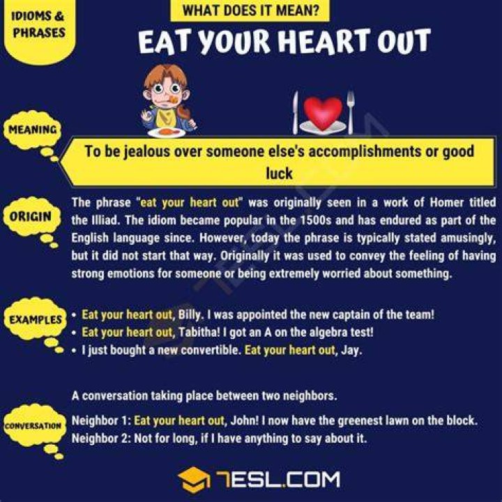 Eat Your Heart Out Meaning