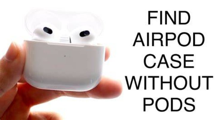 How to find your airpod case only