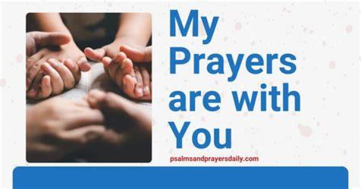 My Prayers Are With You