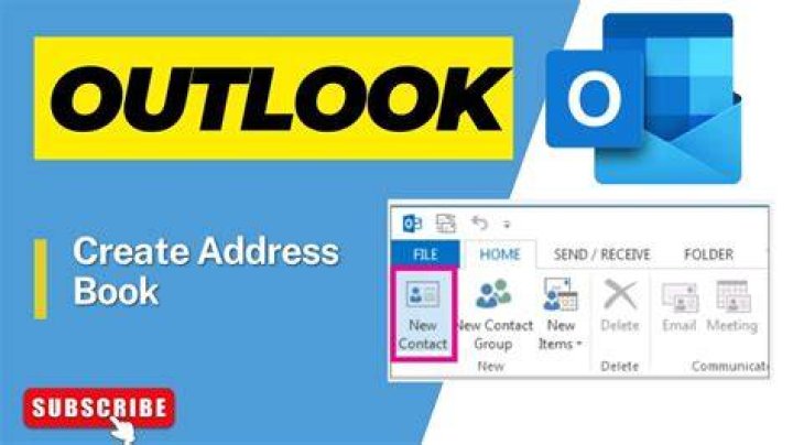 Outlook address book - How To Discuss