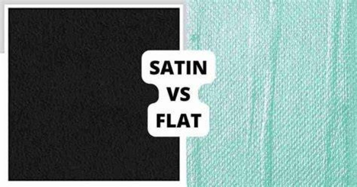 Satin vs flat paint - How To Discuss