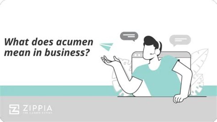 What Does Acumen Mean - How To Discuss